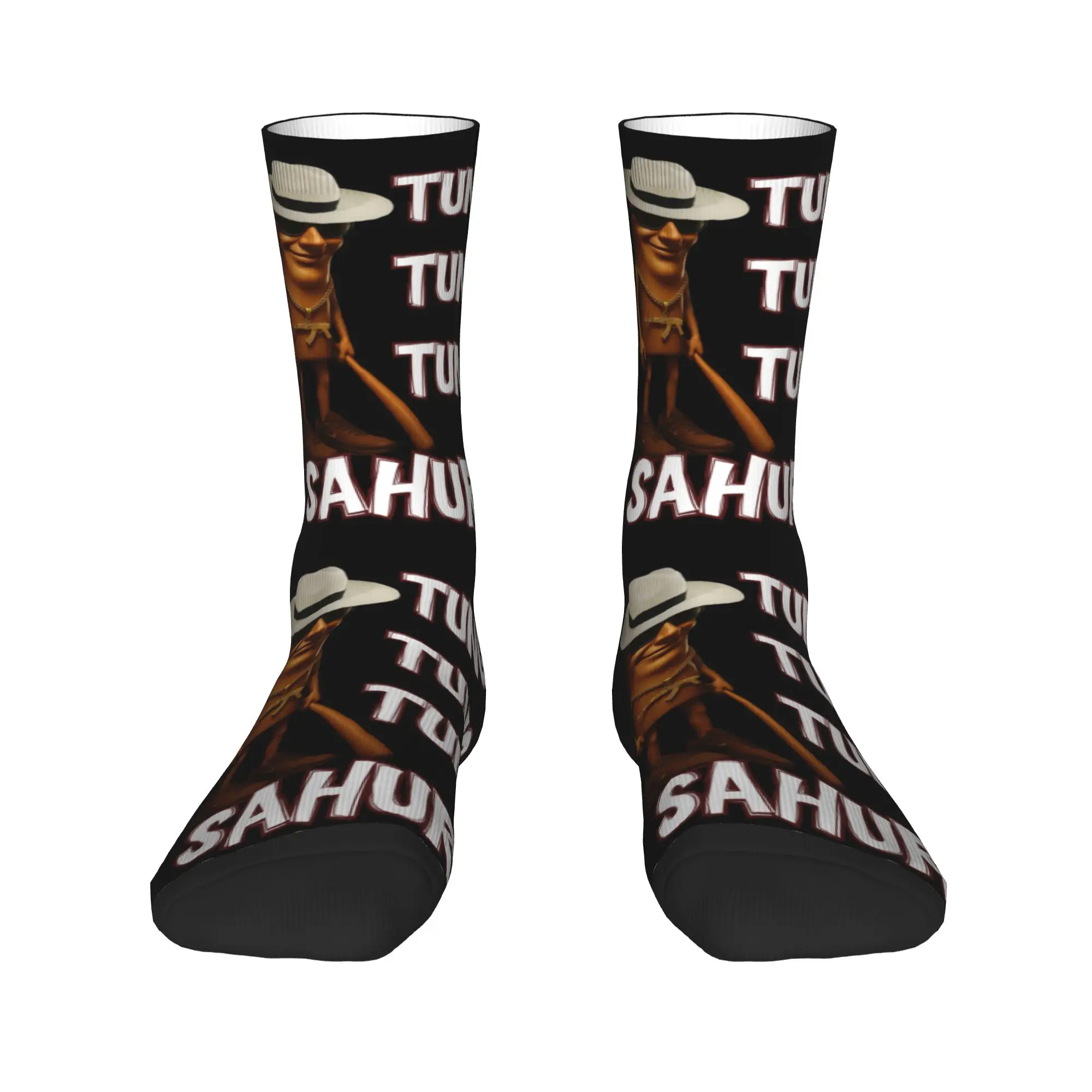 Fashion Men's Tung Tung Tung Sahur Funny Meme Italian Brainrot Dress Socks Unisex Comfortable Warm 3D Printed Crew Socks
Fashion Men's Tung Tung Tung Sahur Funny Meme Italian Brainrot Dress Socks Unisex Comfortable Warm 3D Printed Crew Socks