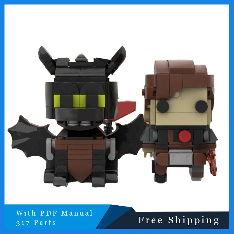 317 PCS Famous Movie Warrior & Black Dragon Brickheadz Building Blocks Christmas Gift Inspires Unlimited Creativity Building Set
317 PCS Famous Movie Warrior & Black Dragon Brickheadz Building Blocks Christmas Gift Inspires Unlimited Creativity Building Set