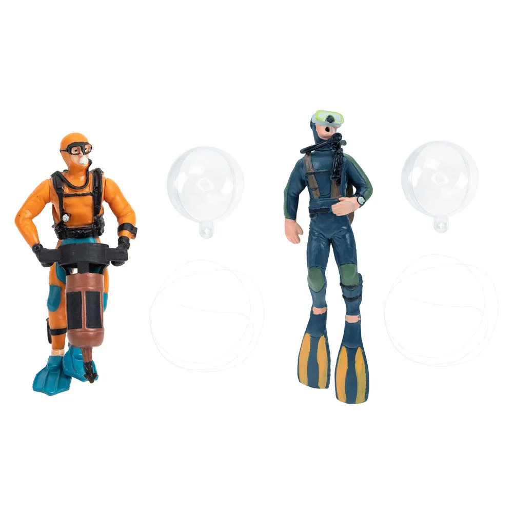 2Pcs Aquarium Diver Ornament Floating Fish Tank Decoration Bright Fadeless Plastic for Lifelike Underwater Scene Aquarium
2Pcs Aquarium Diver Ornament Floating Fish Tank Decoration Bright Fadeless Plastic for Lifelike Underwater Scene Aquarium