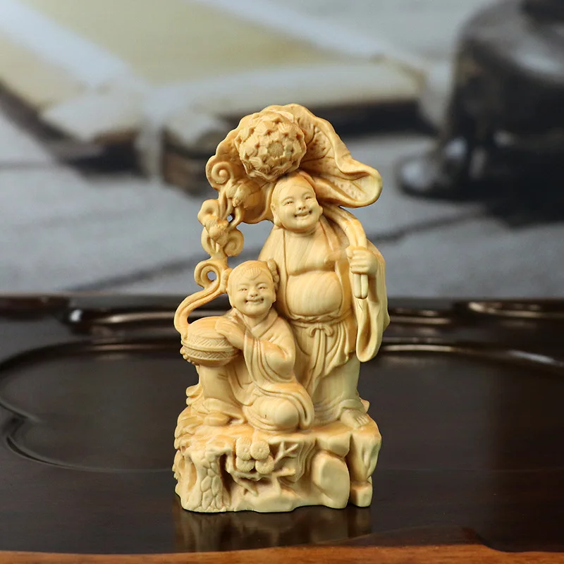 LH engraved Hehe Xian ornament home decoration car accessories living room gifts
LH engraved Hehe Xian ornament home decoration car accessories living room gifts