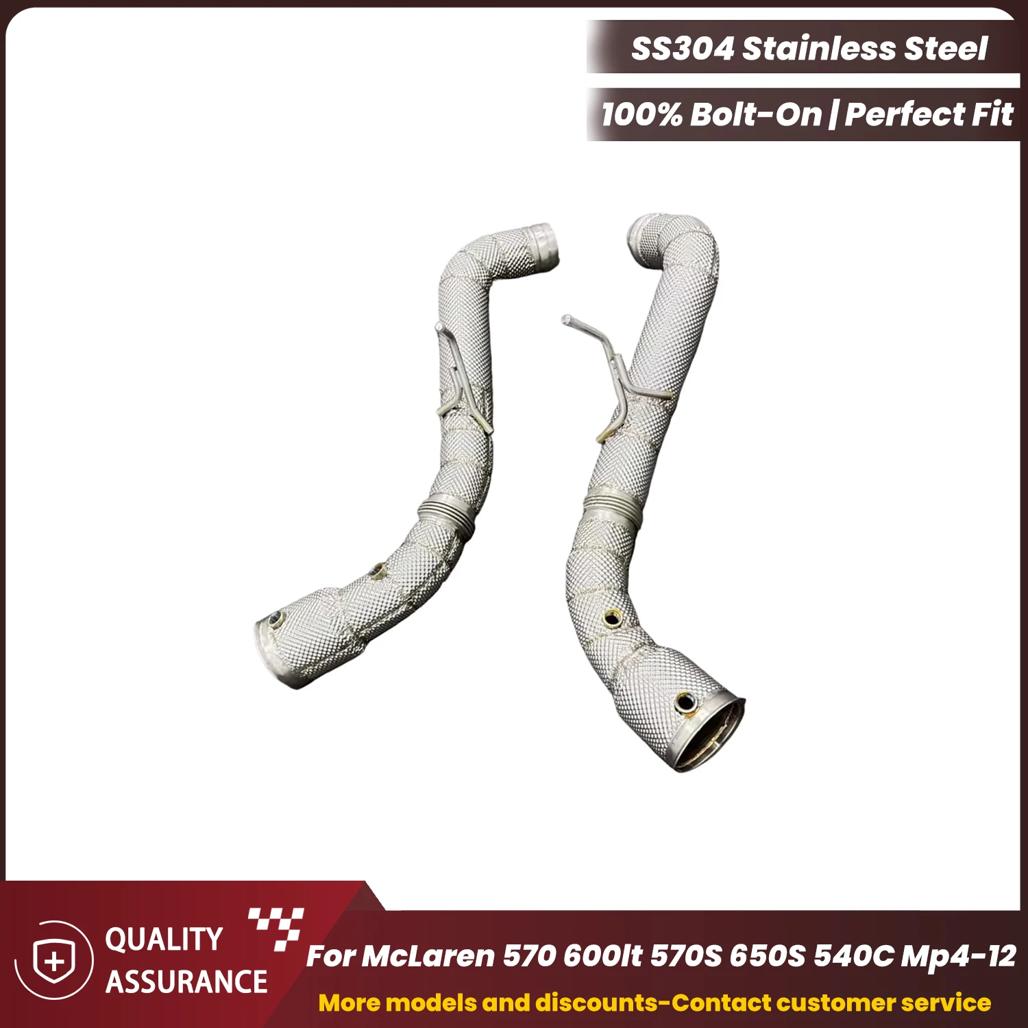ECCF Downpipe With Heat Shield For McLaren 570 600lt 570S 650S 540C Mp4-12 Aggressive Sound High Flow Performance Upgrade
ECCF Downpipe With Heat Shield For McLaren 570 600lt 570S 650S 540C Mp4-12 Aggressive Sound High Flow Performance Upgrade