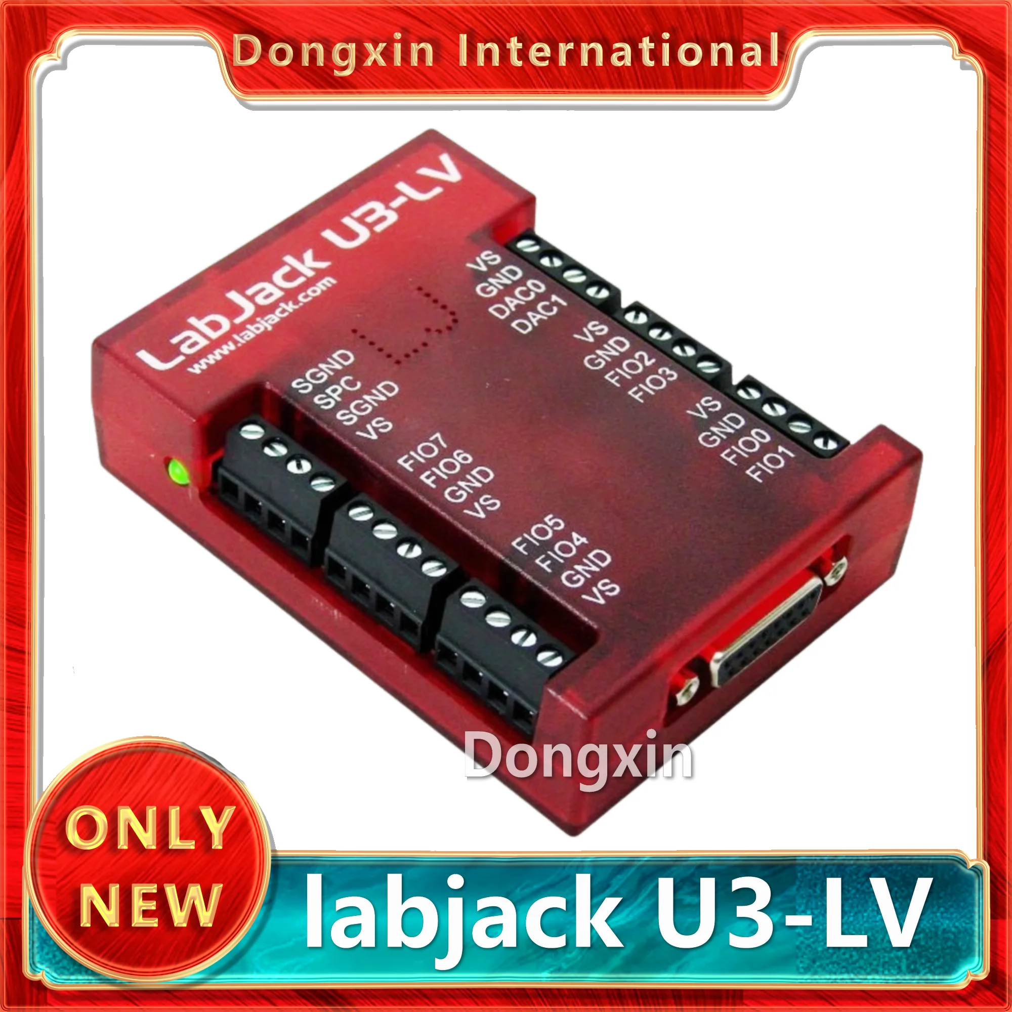 Контроллер сбора данных LabJack U3-LV Оригинальный заводской подлинный американский
Контроллер сбора данных LabJack U3-LV Оригинальный заводской подлинный американский