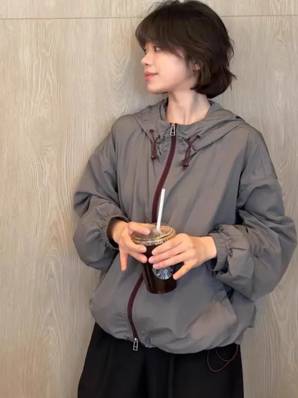 Women's Summer 2026 New Style Breathable Zipper Loose Casual Thin Fashionable Outerwear UV Protection Clothing Long Sleeve Ho...
Women's Summer 2026 New Style Breathable Zipper Loose Casual Thin Fashionable Outerwear UV Protection Clothing Long Sleeve Ho...