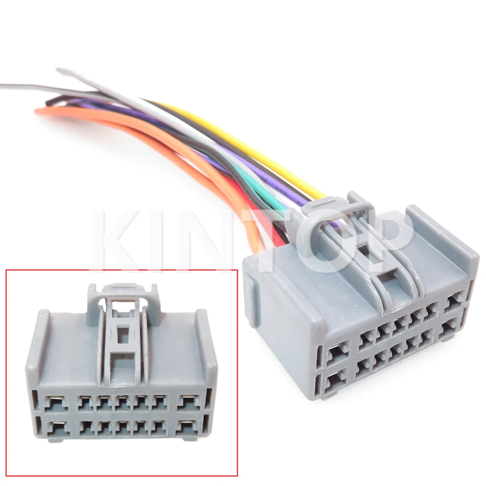 14 Pins AC Assembly Car Radio Stereo Wire Harness CD Plug Adapter Auto Cable Connector
14 Pins AC Assembly Car Radio Stereo Wire Harness CD Plug Adapter Auto Cable Connector