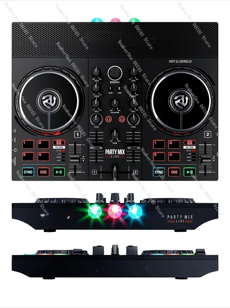 Numark Open Code Partymix2 II Live DJ Lighting Mini Disc Maker Portable Controller Free Software
Numark Open Code Partymix2 II Live DJ Lighting Mini Disc Maker Portable Controller Free Software