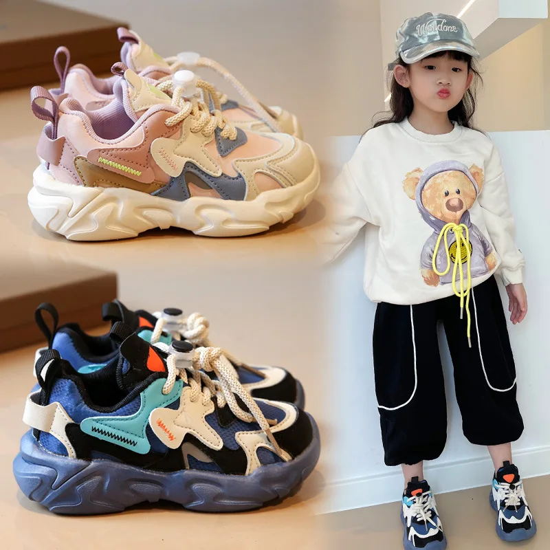 New 2024 Designer Sport Shoes for Boys Girls Breathable Mesh Kids Casual Sneakers Non-slip Children Running Shoes Tenis
New 2024 Designer Sport Shoes for Boys Girls Breathable Mesh Kids Casual Sneakers Non-slip Children Running Shoes Tenis
