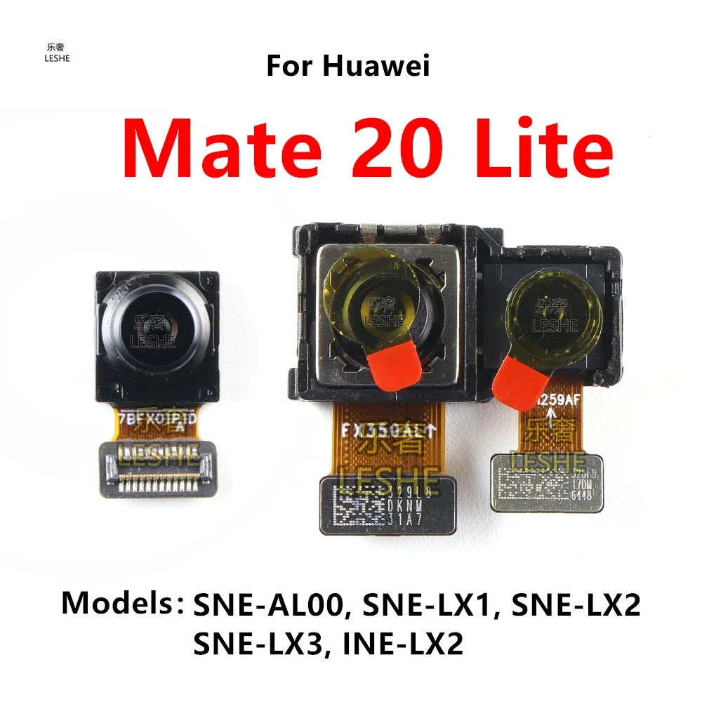 Front Rear Back Camera For Huawei Mate 20 Lite Frontal Main Facing Small Camera Module Mate20 20Lite Replacement Parts