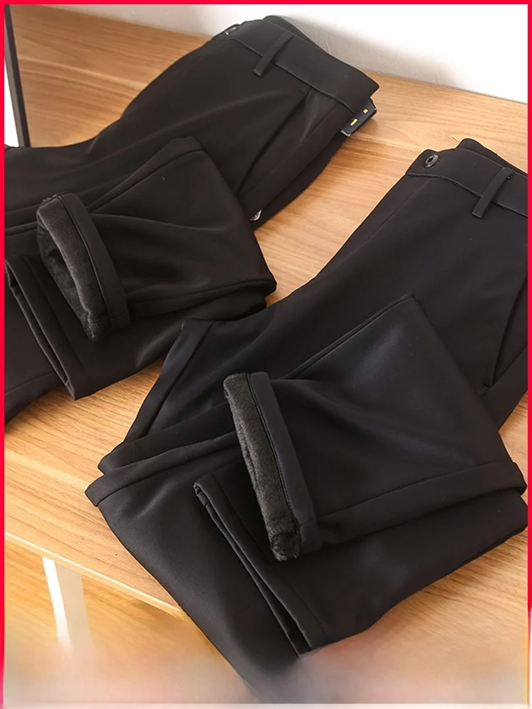 Woolen Straight Leg Pants for Men Warm Casual Busin Elastic Autumn Winter Faion Urban Sle Pure Color Trousers
Woolen Straight Leg Pants for Men Warm Casual Busin Elastic Autumn Winter Faion Urban Sle Pure Color Trousers