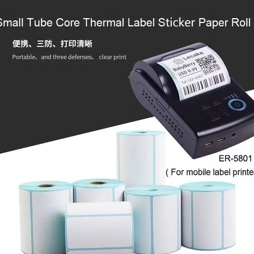 4 Rolls Waterproof Self Adhesive Small roll 15 20 30 40 55mm Thermal Label Sticker Convenient Store Price Blank Label Sticker
4 Rolls Waterproof Self Adhesive Small roll 15 20 30 40 55mm Thermal Label Sticker Convenient Store Price Blank Label Sticker