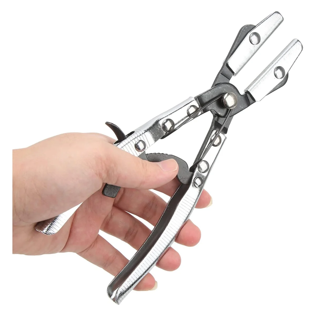 A11I Hose Clamp Pliers for Automotive and Machine Maintenance, 10-Inch Universal Hose Pinch Off Plier with Ratcheting Jaws
A11I Hose Clamp Pliers for Automotive and Machine Maintenance, 10-Inch Universal Hose Pinch Off Plier with Ratcheting Jaws