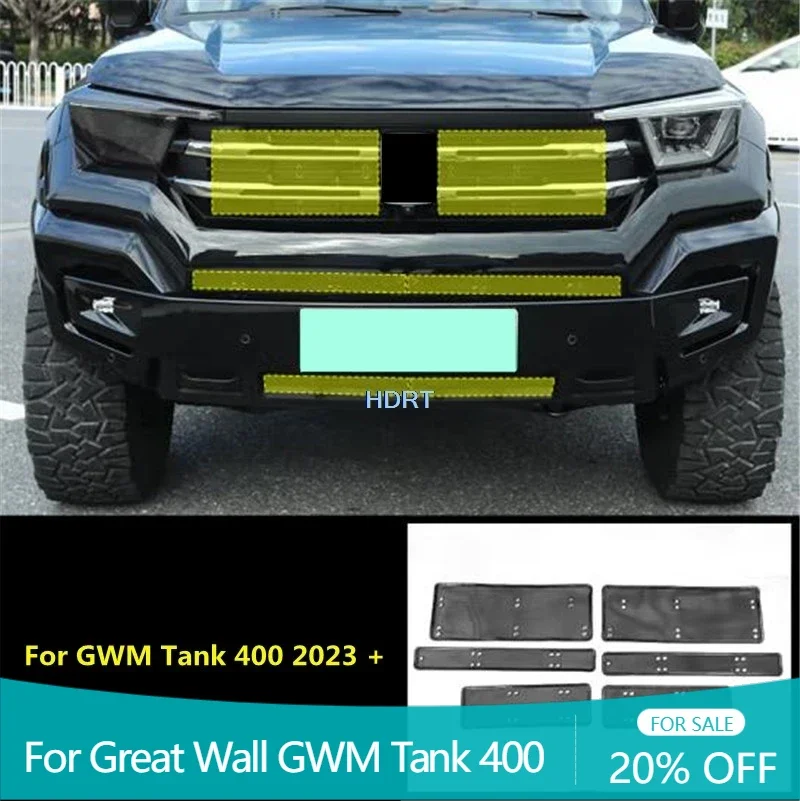 For Great Wall GWM Tank 400 2023 Car Styling New Energy Front Racing Grille Insect Screen Net Protector Decoration Accessories
For Great Wall GWM Tank 400 2023 Car Styling New Energy Front Racing Grille Insect Screen Net Protector Decoration Accessories