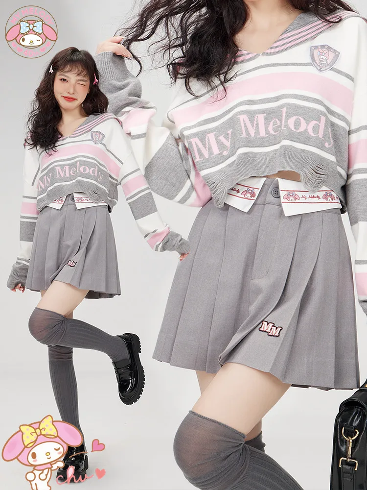 Мультяшная юбка для девочки Melody Kawaii Cinnamoroll Purin Jk Студенческая детская одежда креативное модное платье подъюбник подарок на день рождения 
Мультяшная юбка для девочки Melody Kawaii Cinnamoroll Purin Jk Студенческая детская одежда креативное модное платье подъюбник подарок на день рождения