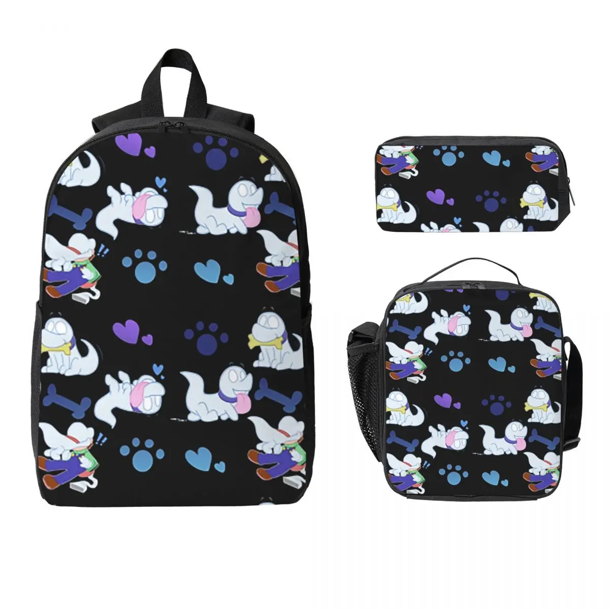 King Boo Backpack Student Boys Girls BookBag School Bag Computer Shoulder Bags 3ps Insulated Lunch Bag Pencil Case
King Boo Backpack Student Boys Girls BookBag School Bag Computer Shoulder Bags 3ps Insulated Lunch Bag Pencil Case