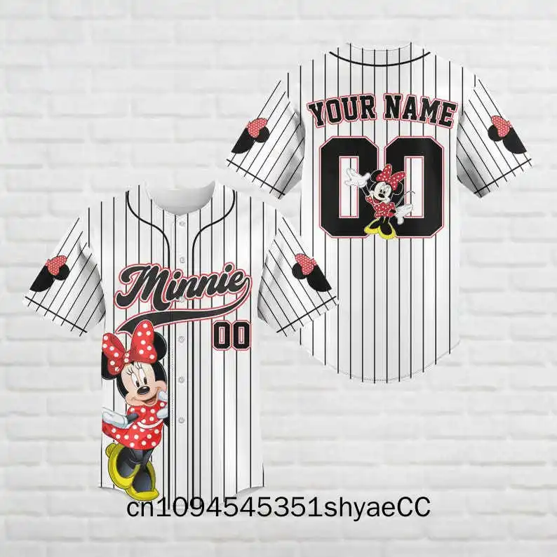 Персонализированный бейсбольный трикотаж Disney Minnie, трикотажная рубашка Минни Маус, бейсбольная команда Диснейленд, рубашка Magic Kingdom, подарок для H
Персонализированный бейсбольный трикотаж Disney Minnie, трикотажная рубашка Минни Маус, бейсбольная команда Диснейленд, рубашка Magic Kingdom, подарок для H