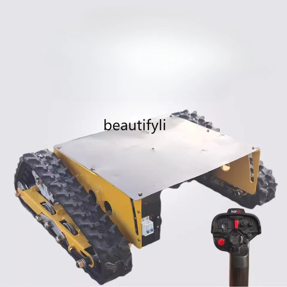 All-terrain remote control crawler chassis assembly transporter agricultural truck engineering climbing machine
All-terrain remote control crawler chassis assembly transporter agricultural truck engineering climbing machine