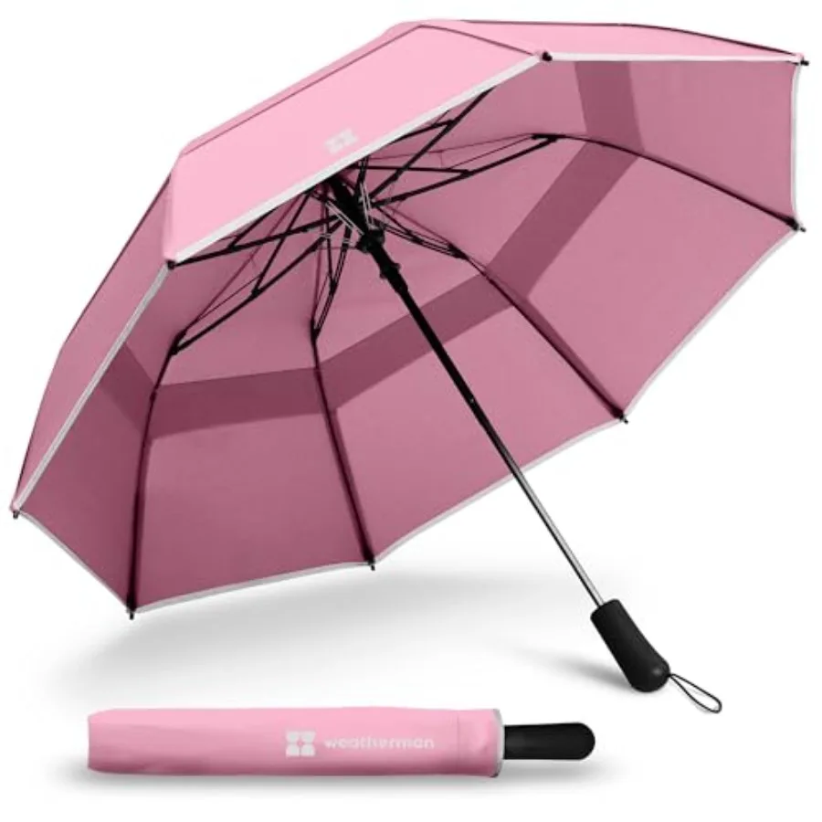 Premium Collapsible Travel Umbrella - Windproof, Compact, Easy Auto Open - Resists Up to 55 MPH Winds - Perfect for Rain, Wind,
Premium Collapsible Travel Umbrella - Windproof, Compact, Easy Auto Open - Resists Up to 55 MPH Winds - Perfect for Rain, Wind,