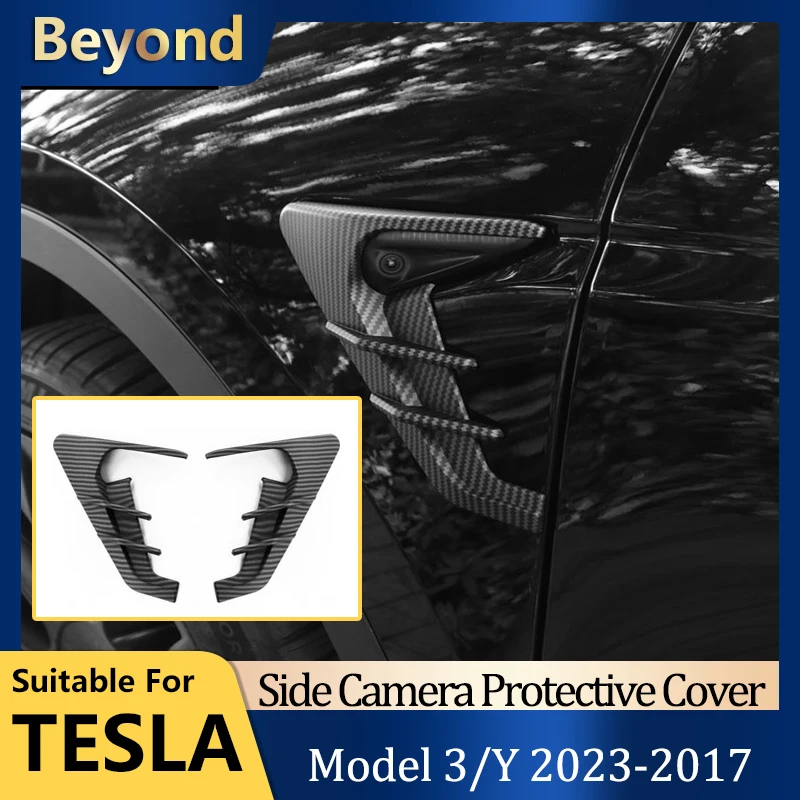 Наклейки для автомобиля Tesla Model Y, Защитные чехлы для боковой камеры, декоративные накладки на края, узор из углеродного волокна, модель 3 2023, автозапчасти
Наклейки для автомобиля Tesla Model Y, Защитные чехлы для боковой камеры, декоративные накладки на края, узор из углеродного волокна, модель 3 2023, автозапчасти