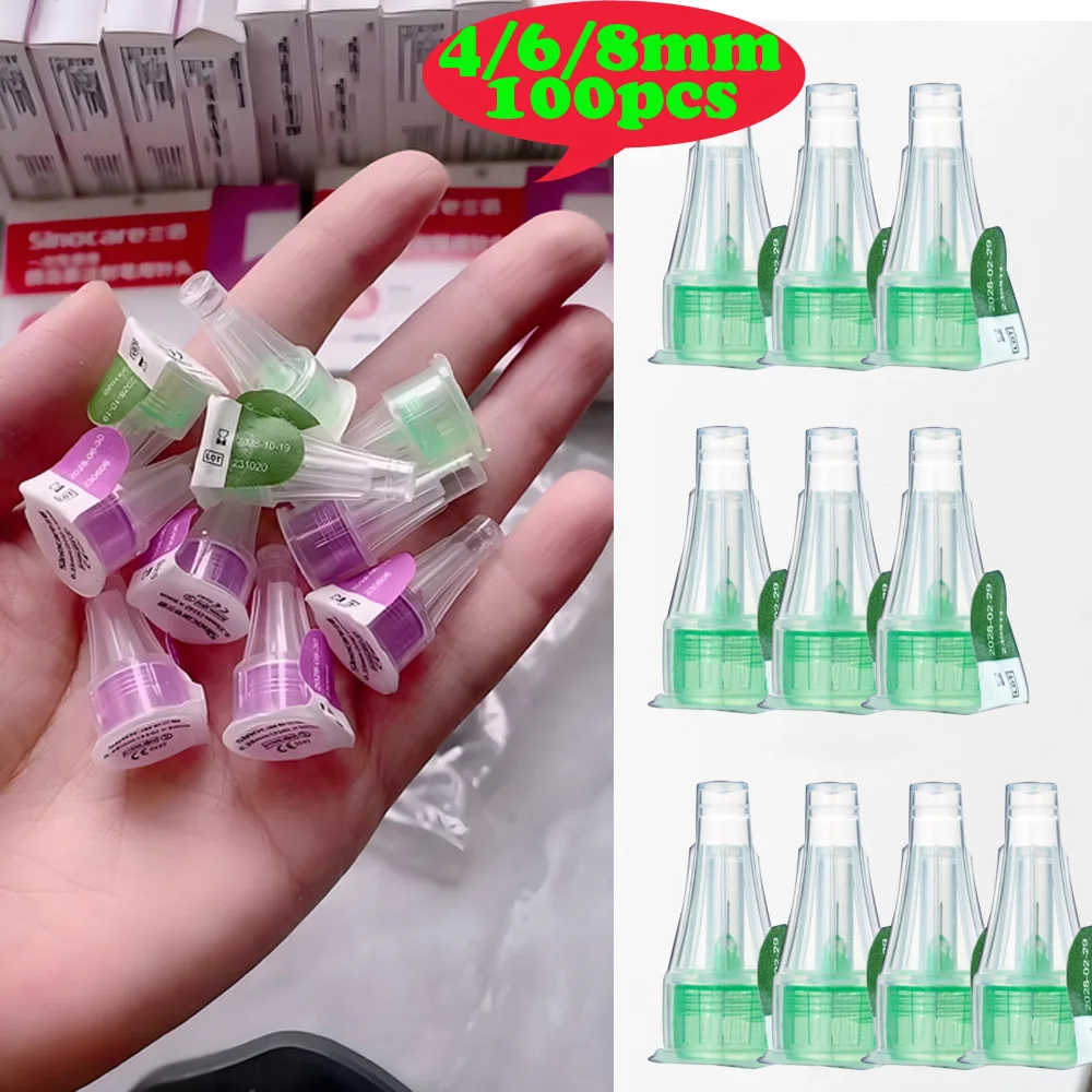 100pcs disposable Medical Insulin Pen Tip 4mm 6mm 8mm Insulin Cartridges for Lilly Insulin Injection Pen
100pcs disposable Medical Insulin Pen Tip 4mm 6mm 8mm Insulin Cartridges for Lilly Insulin Injection Pen