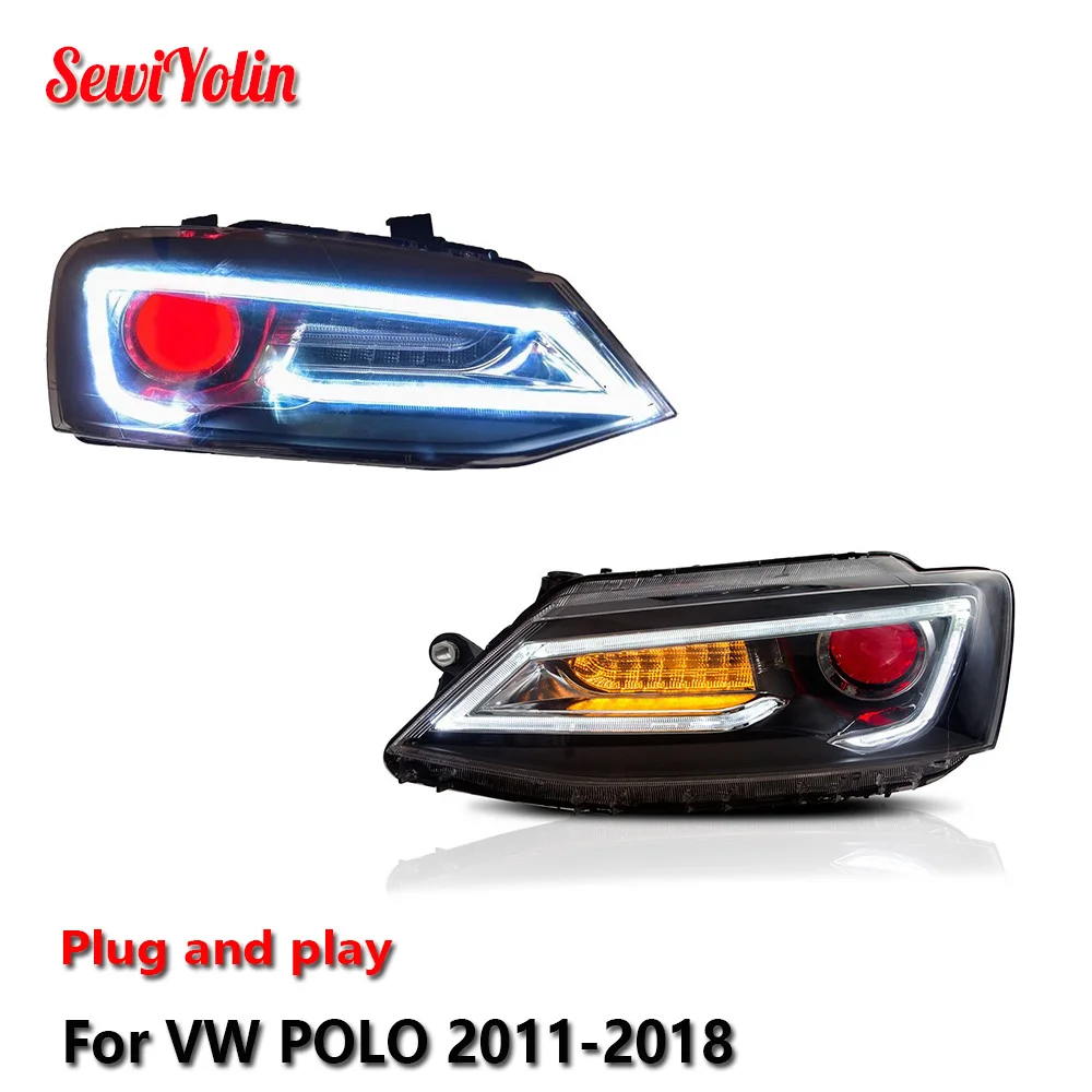 Car LED Headlight Light Assemblies For VW POLO 2011-2018 Auto Fog DRL Brake Turn Signal Lamp Plug and Play
Car LED Headlight Light Assemblies For VW POLO 2011-2018 Auto Fog DRL Brake Turn Signal Lamp Plug and Play