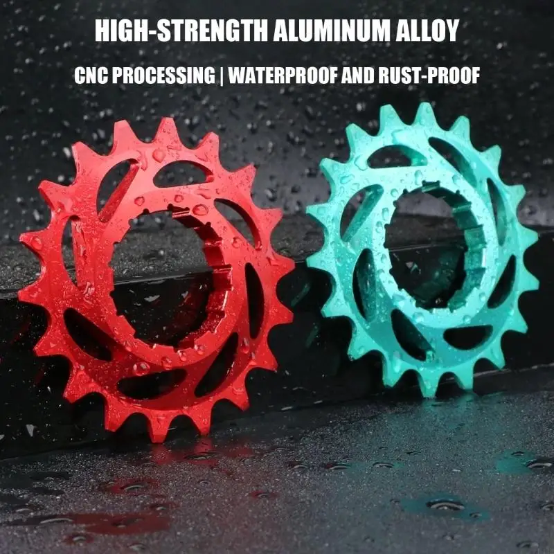 Single Speed Cassettes with Spacer and Locking Rings, 16T 18T Single Speed Cogs Conversion Kits for Multiple Speed Bikes
Single Speed Cassettes with Spacer and Locking Rings, 16T 18T Single Speed Cogs Conversion Kits for Multiple Speed Bikes