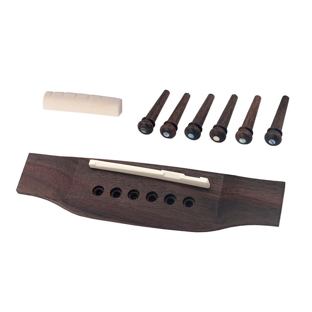 1 set Wooden Guitar Bridge Shell Pins Bone Saddle Nut Durable Parts Accessories for Classical Guitar Musical Instruments
1 set Wooden Guitar Bridge Shell Pins Bone Saddle Nut Durable Parts Accessories for Classical Guitar Musical Instruments