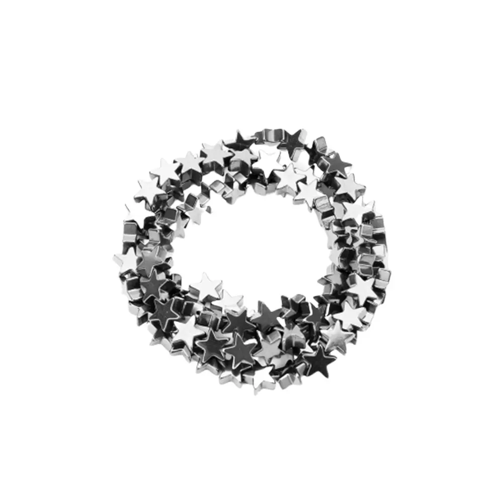 62 pcs Colored Stone Pentagram Shaped Pentagram Beads Silver Plated DIY Craft Jewelry Making Beads Home Decoration Project
62 pcs Colored Stone Pentagram Shaped Pentagram Beads Silver Plated DIY Craft Jewelry Making Beads Home Decoration Project