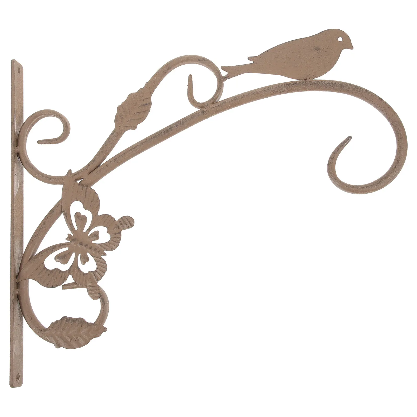 Wall Hanging Iron Planter Bracket Rustic Metal Hooks for Flower Basket Plant Holder Mount Garden Balcony Decor
Wall Hanging Iron Planter Bracket Rustic Metal Hooks for Flower Basket Plant Holder Mount Garden Balcony Decor
