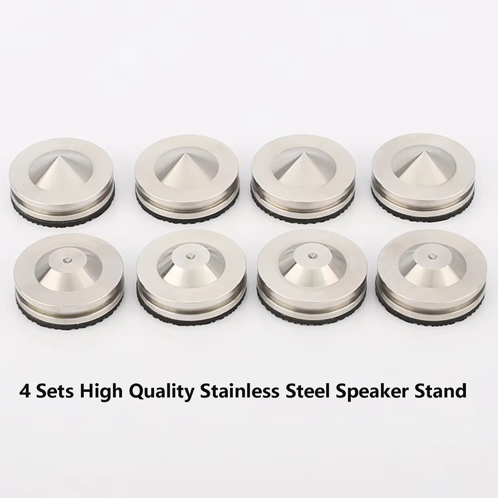 4 Sets High Quality Stainless Steel Speaker Stand HiFi Audio Speaker Isolation Spike Stand Feet Pads Base
4 Sets High Quality Stainless Steel Speaker Stand HiFi Audio Speaker Isolation Spike Stand Feet Pads Base