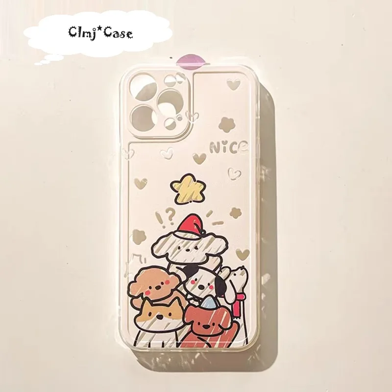 Clmj Cute Dog Star Phone Case For iPhone 13 Mini 11 Pro 12 15 14 Plus X XS Max XR 7 8 Se 2020 Soft Silicone Protective Cover INS
Clmj Cute Dog Star Phone Case For iPhone 13 Mini 11 Pro 12 15 14 Plus X XS Max XR 7 8 Se 2020 Soft Silicone Protective Cover INS