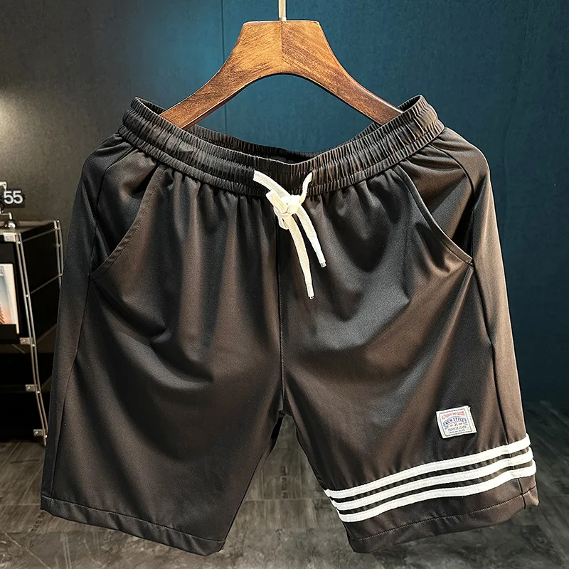 2025 new summer ice silk quick drying five point casual shorts for men's fashion, sports, elastic stripe design beach pants
2025 new summer ice silk quick drying five point casual shorts for men's fashion, sports, elastic stripe design beach pants