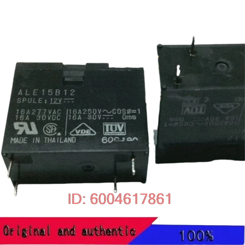 5 шт./лот, 100% новые оригинальные реле ALE15B05 5VDC, ALE15B12 12VDC, ALE15B24 24VDC, 4-контактные.
5 шт./лот, 100% новые оригинальные реле ALE15B05 5VDC, ALE15B12 12VDC, ALE15B24 24VDC, 4-контактные.