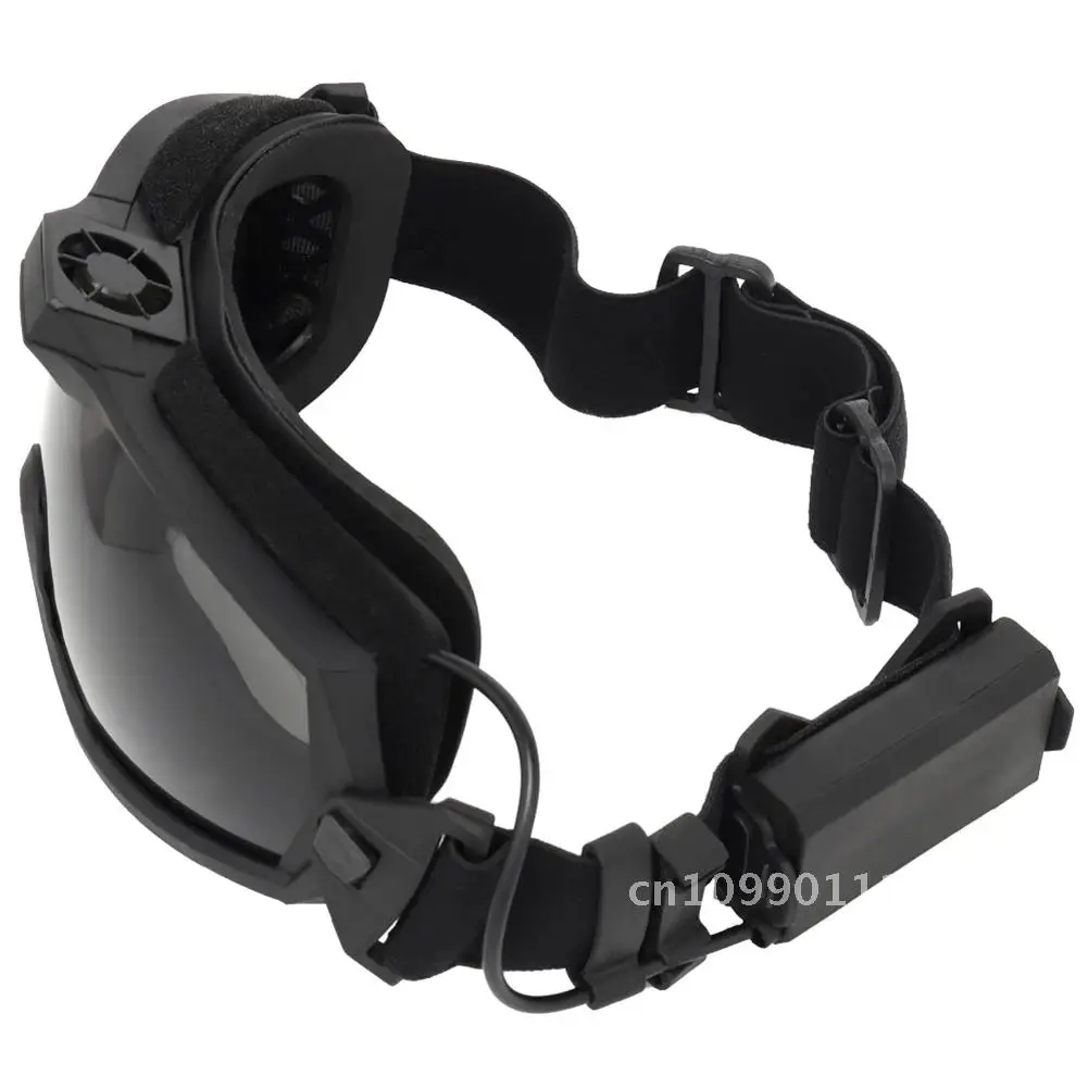 Airsoft Paintball Goggles Transparent Lens Motorcycle Goggles with Micro Fan Scratch-resistant Safety Eyewear for Hunting
Airsoft Paintball Goggles Transparent Lens Motorcycle Goggles with Micro Fan Scratch-resistant Safety Eyewear for Hunting