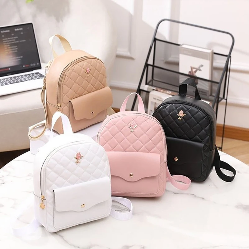 New Embroidery Small Backpack Fashion Solid Color Zipper Women Shoulder Bag Large Capacity PU Leather Travel Rucksack
New Embroidery Small Backpack Fashion Solid Color Zipper Women Shoulder Bag Large Capacity PU Leather Travel Rucksack