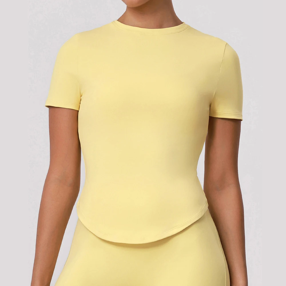Women Short Sleeved Yoga Top Sport T Shirts Fitness Clothes Tight Fast Dry Short Sleeve Yoga Shirt Gym Top Running Active Wear
Women Short Sleeved Yoga Top Sport T Shirts Fitness Clothes Tight Fast Dry Short Sleeve Yoga Shirt Gym Top Running Active Wear