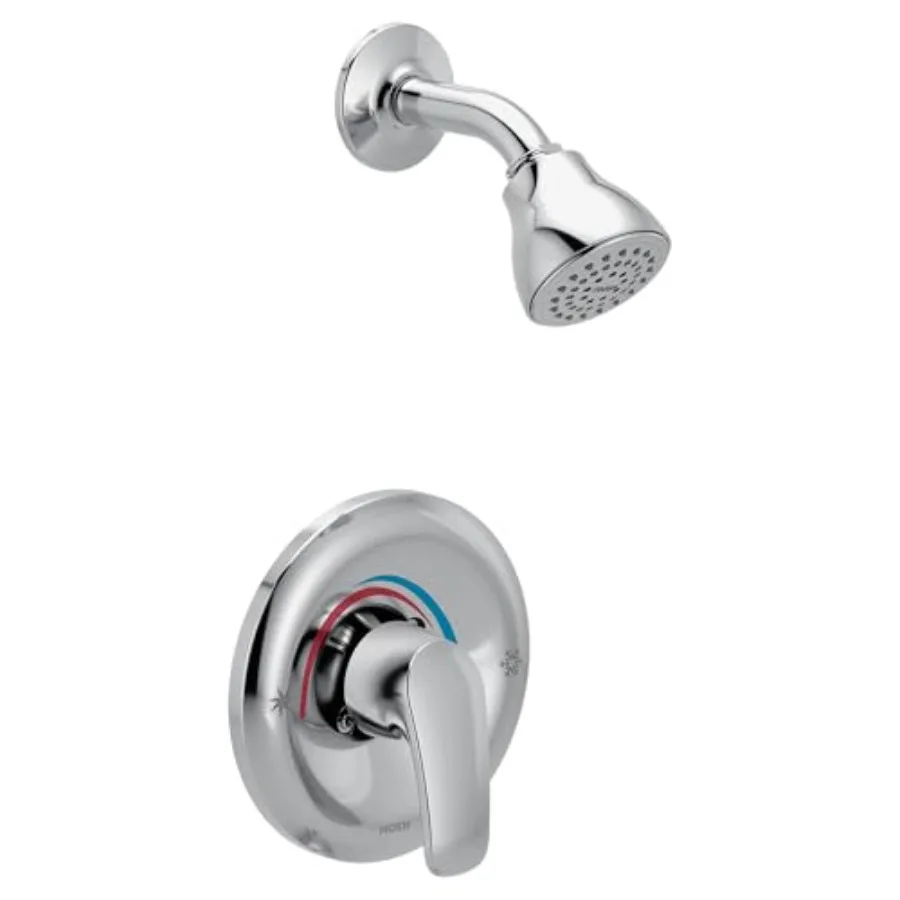 Chateau Chrome Posi-Temp Shower Trim Set with Showerhead and Lever Handle Valve Sold Separately TL5182
Chateau Chrome Posi-Temp Shower Trim Set with Showerhead and Lever Handle Valve Sold Separately TL5182