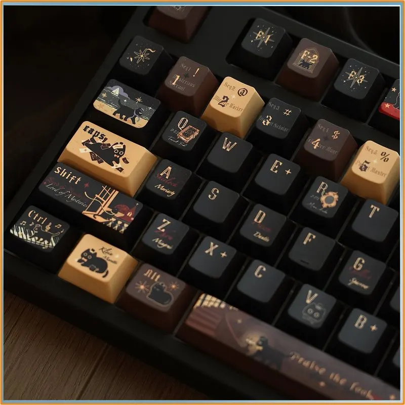 Lord Of The Mysteries Fan-Made Klein Moretti Cute Cat Style Cross Shaft Keycap Set, Only Keycaps Included, Keyboard Not For Sale
Lord Of The Mysteries Fan-Made Klein Moretti Cute Cat Style Cross Shaft Keycap Set, Only Keycaps Included, Keyboard Not For Sale