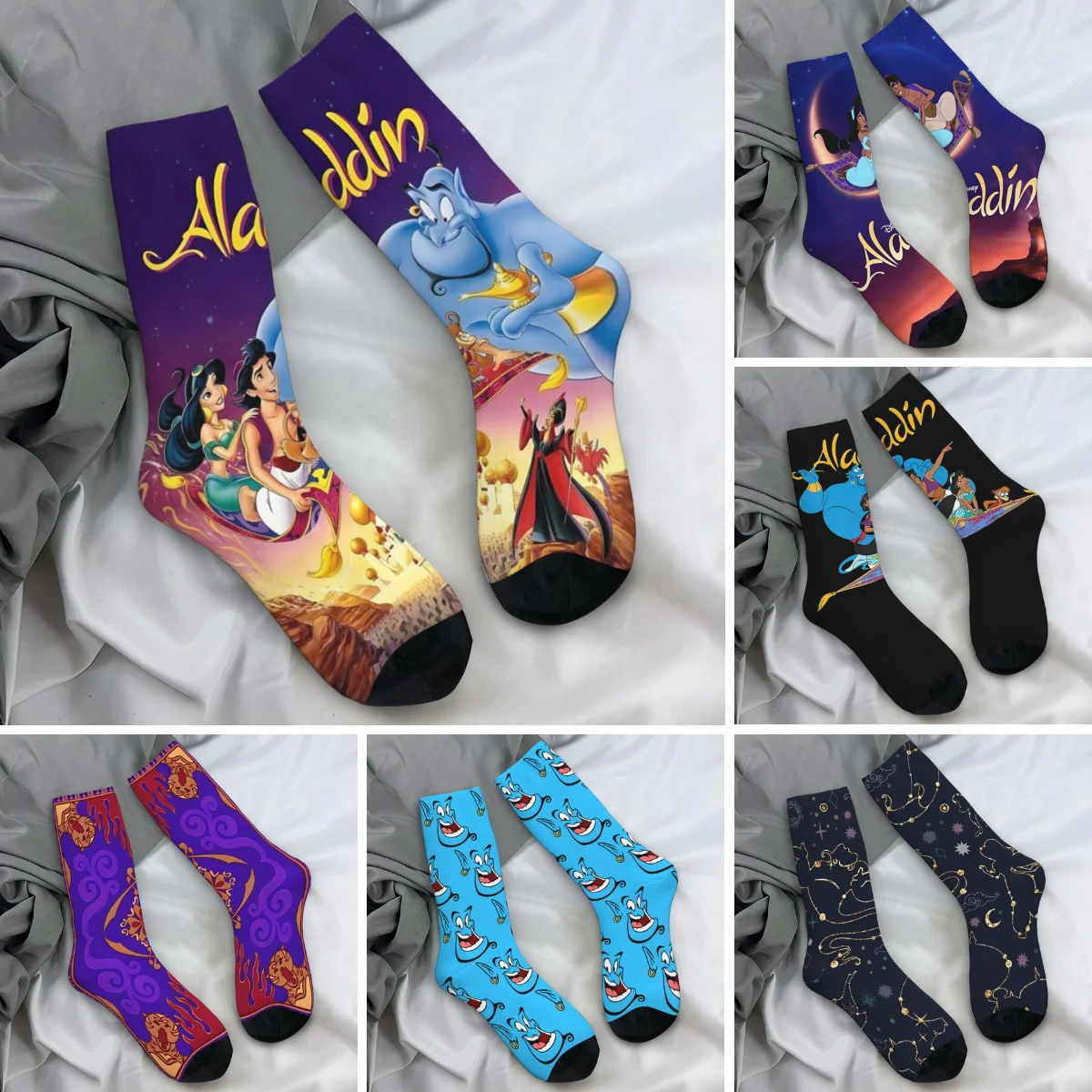 Aladdin Group Magic Carpet Ride Stockings Adults Men Socks Breathable Gothic Socks Spring Outdoor Anti Sweat Custom Socks Gift
Aladdin Group Magic Carpet Ride Stockings Adults Men Socks Breathable Gothic Socks Spring Outdoor Anti Sweat Custom Socks Gift