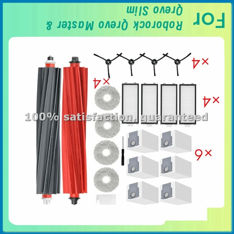 22 Pcs for Freo Z Ultra Vacuum Cleaner Accessories Roller Side Brush HEPA Filter Mop Pad Dust Bag-A09G
22 Pcs for Freo Z Ultra Vacuum Cleaner Accessories Roller Side Brush HEPA Filter Mop Pad Dust Bag-A09G