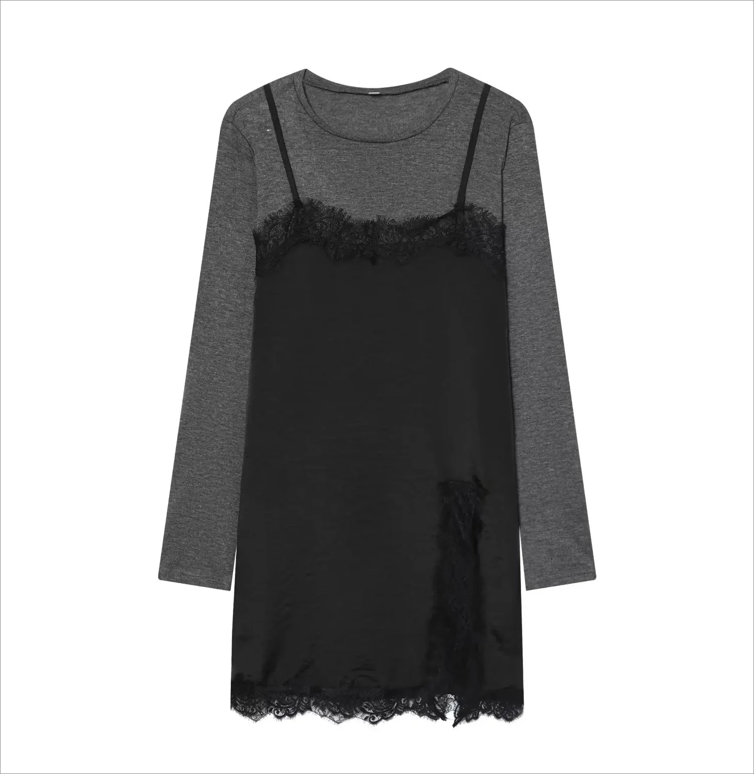 Women's Dress New Fashion Lace Splice Layered Sense Short Dresses Fashion Personality Elegant Party Dresses
Women's Dress New Fashion Lace Splice Layered Sense Short Dresses Fashion Personality Elegant Party Dresses