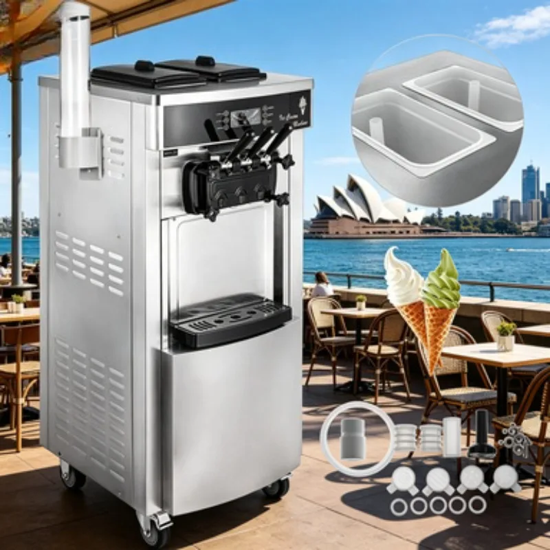 Smart Vending Soft Serve Ice Cream Machine Commercial Maker Frozen Yogurt Equipment for Mall Food Court Kiosk
Smart Vending Soft Serve Ice Cream Machine Commercial Maker Frozen Yogurt Equipment for Mall Food Court Kiosk