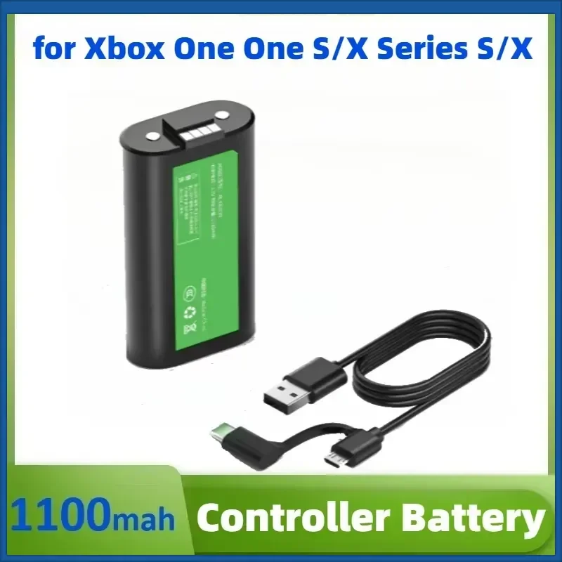 3.7V 1100mah For Xbox controller battery is suitable for Xbox One/ One S/X/ Series S/X with Type-c dual interface charging
3.7V 1100mah For Xbox controller battery is suitable for Xbox One/ One S/X/ Series S/X with Type-c dual interface charging