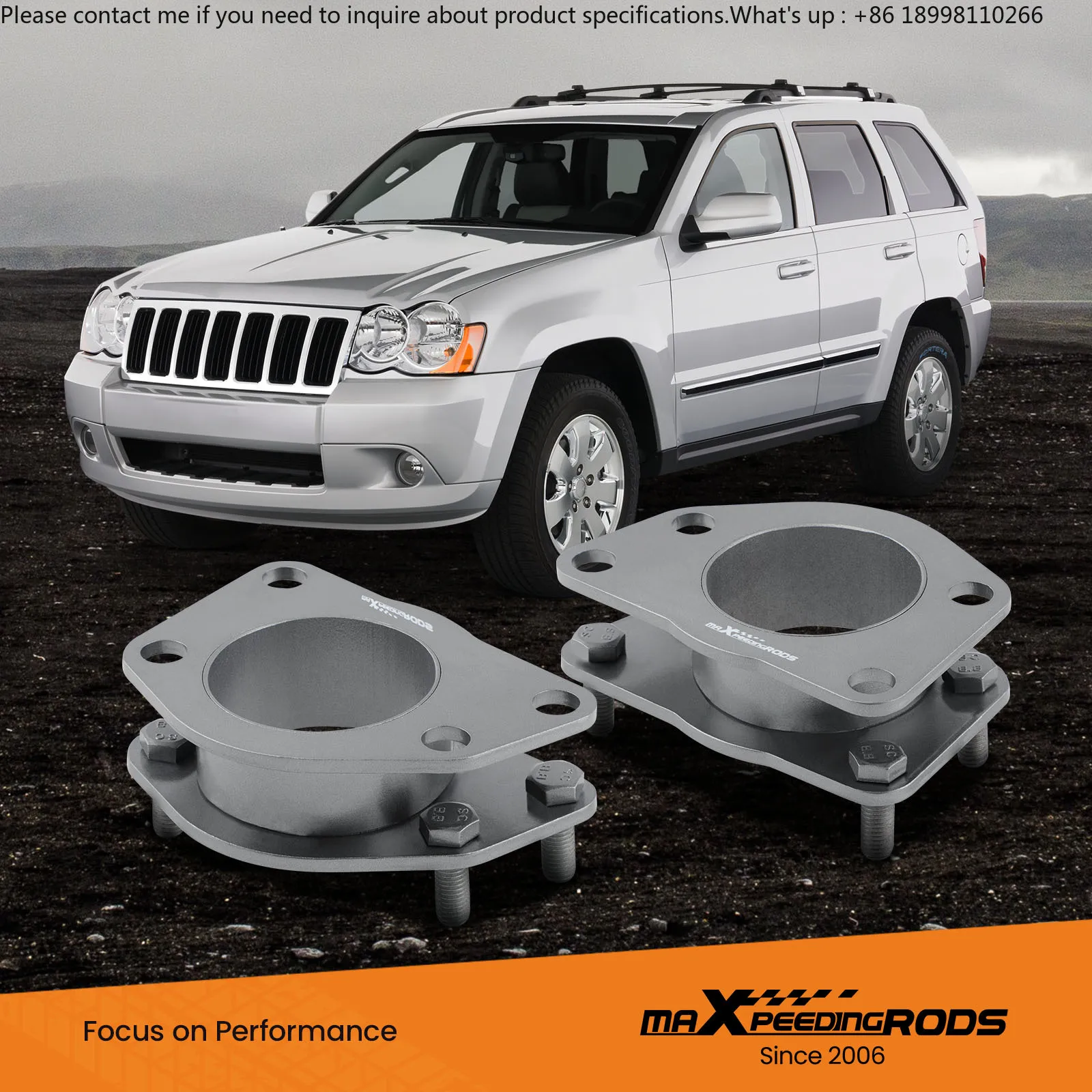 Leveling Lift Kit Front 2" Spacers Fit for Jeep Liberty Cherokee KJ KK Dodge Nitro 2005-2009
Leveling Lift Kit Front 2" Spacers Fit for Jeep Liberty Cherokee KJ KK Dodge Nitro 2005-2009