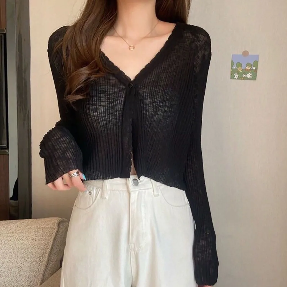 Fashion Slim Fit Knitted Shirt Lightweight Button Long Sleeve Shirt Short Length Summer Shirt Sun Protection
Fashion Slim Fit Knitted Shirt Lightweight Button Long Sleeve Shirt Short Length Summer Shirt Sun Protection