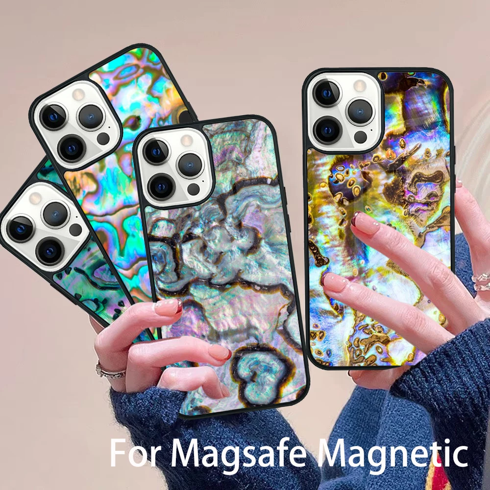 Paua Abalone Shell Phone Case Magesafe Magnetic Wireless Charge Cover For IPhone 16 11 12 13 14 15 Pro Max Plus Mini
Paua Abalone Shell Phone Case Magesafe Magnetic Wireless Charge Cover For IPhone 16 11 12 13 14 15 Pro Max Plus Mini