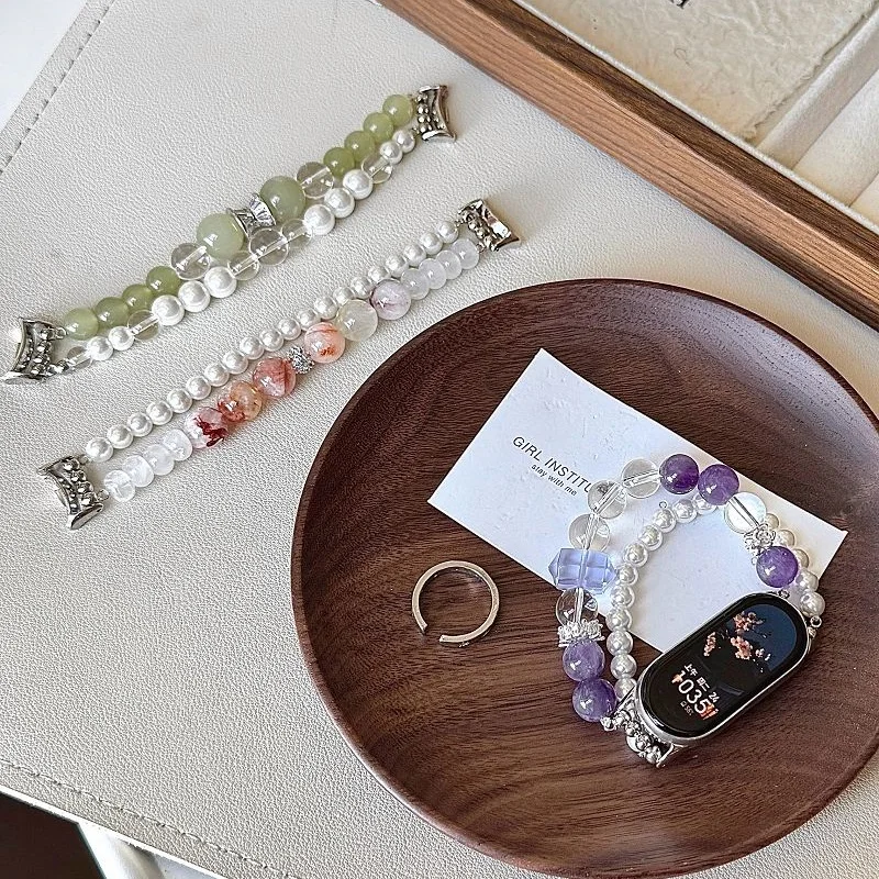 Beaded Bracelet for Xiaomi Mi Band 10/9/8 Watch Bands Fashion Handmade Elastic Stretch Pearl Wristband Strap for Mi Band 8/9/10
Beaded Bracelet for Xiaomi Mi Band 10/9/8 Watch Bands Fashion Handmade Elastic Stretch Pearl Wristband Strap for Mi Band 8/9/10
