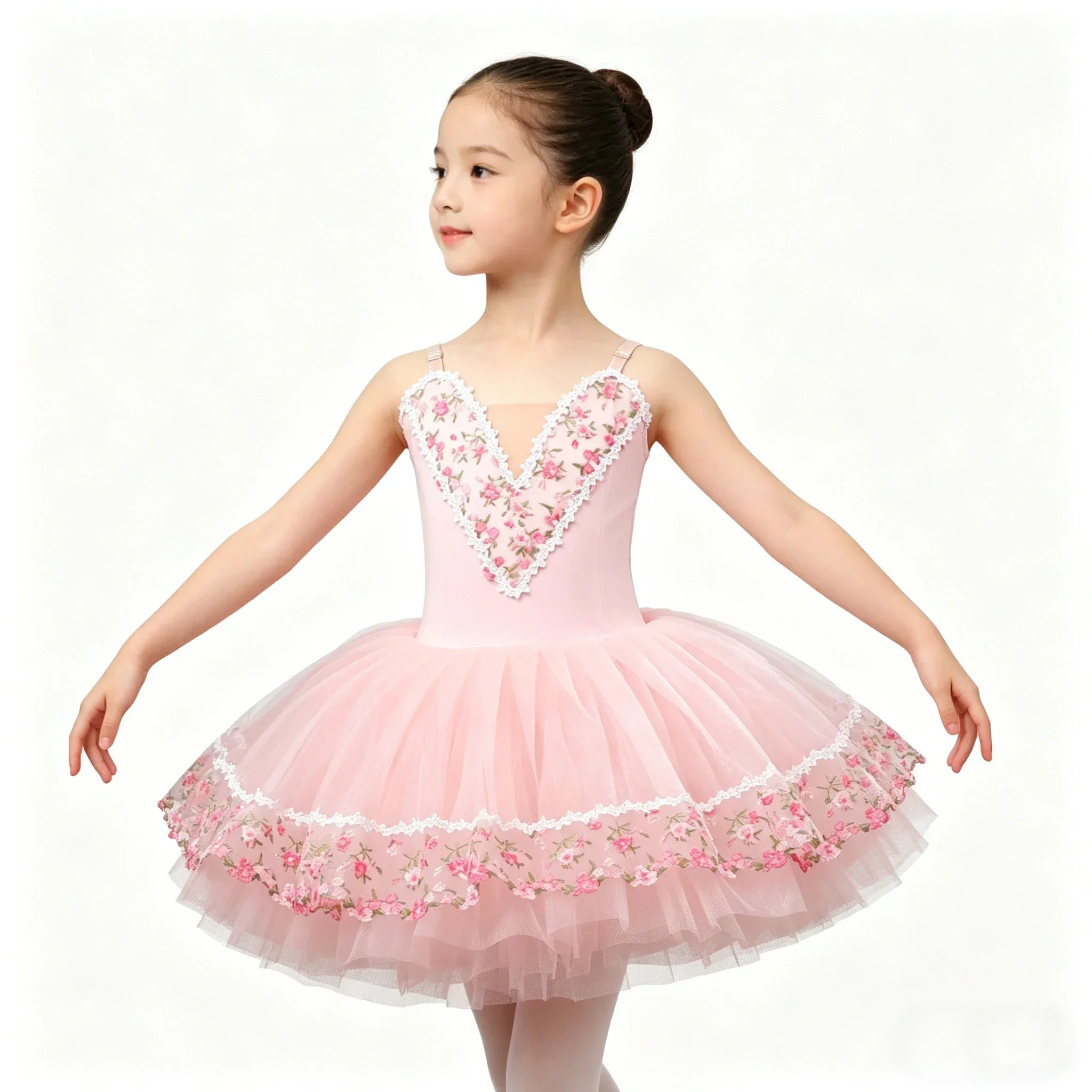 Professional Children's Ballet Skirt Fluffy Gauze Three-Dimensional Flower Festival Performance Swan Dance Costume
Professional Children's Ballet Skirt Fluffy Gauze Three-Dimensional Flower Festival Performance Swan Dance Costume