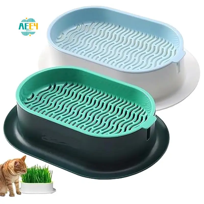 AEE4-4Pcs Grass Planter Catnip Wheatgrass Seed Sprout Tray Hydroponic Grass Growing Kit Nursery Plant Planting Box Easy To Use
AEE4-4Pcs Grass Planter Catnip Wheatgrass Seed Sprout Tray Hydroponic Grass Growing Kit Nursery Plant Planting Box Easy To Use