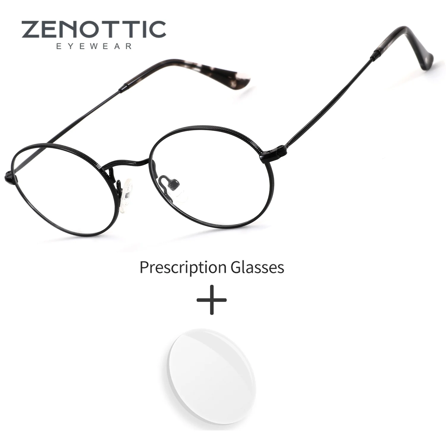 ZENOTTIC High-Quality Metal Prescription Glasses Women Men Oval Photochromic Anti Blue Light Progressive Optical Eyewear
ZENOTTIC High-Quality Metal Prescription Glasses Women Men Oval Photochromic Anti Blue Light Progressive Optical Eyewear