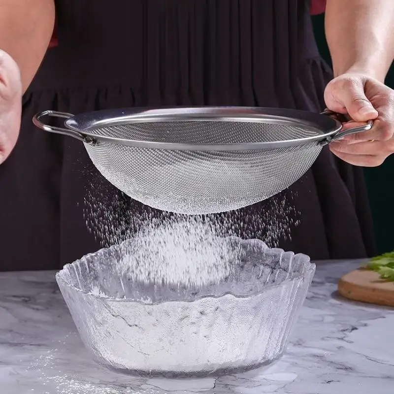 Stainless Steel Strainer Basket Fine Mesh Multi-size Juice Rice Flour Sieve Large With Double Handles Food Filter Drainer
Stainless Steel Strainer Basket Fine Mesh Multi-size Juice Rice Flour Sieve Large With Double Handles Food Filter Drainer