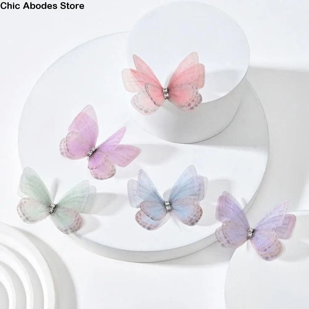 20PCS Rhinestone Gauze Butterfly Applique 3D Simulation Butterfly Mesh Butterfly Patches DIY Material Dreamy Cloth Applique
20PCS Rhinestone Gauze Butterfly Applique 3D Simulation Butterfly Mesh Butterfly Patches DIY Material Dreamy Cloth Applique